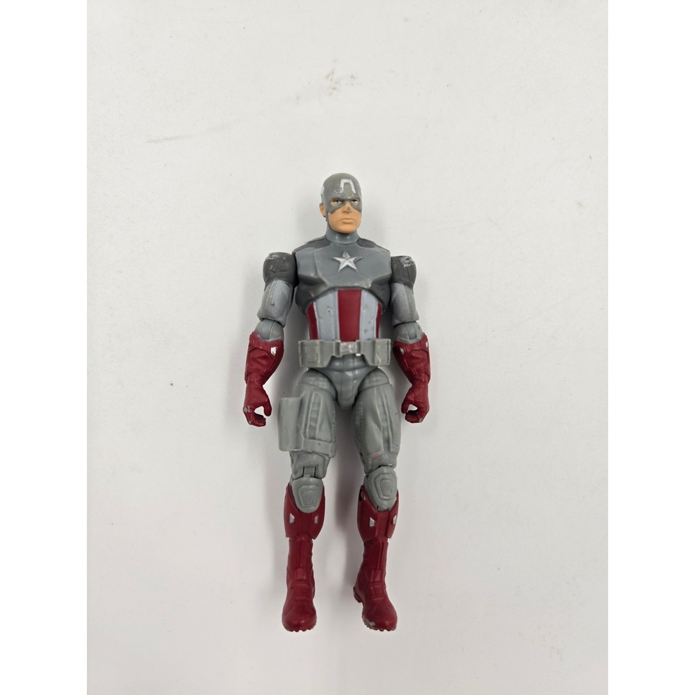 Marvel Avengers CAPTAIN AMERICA Gray Outfit Quinjet 3.75" Action Figure Hasbro